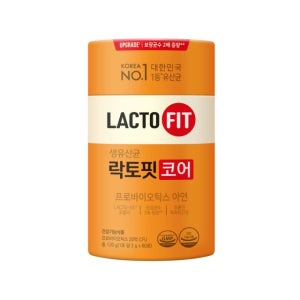 종근당건강 생 유산균 락토핏 코어 코어맥스 2g x 60포 2개월분 선택 프로바이오틱스