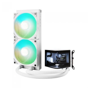 TRYX PANORAMA 3D 240 ARGB (화이트) 수냉쿨러 품위