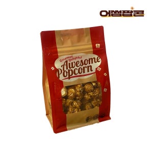 어썸팝콘 카라멜 160g 4개입 수제 팝콘