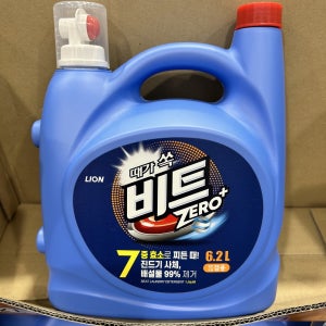 비트 액체 액상 세제 제로 플러스 대용량 세탁 빨래 6.2L