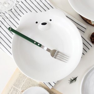 곰돌이 북극곰 플레이팅 그라탕 스파게티 접시 파스타볼