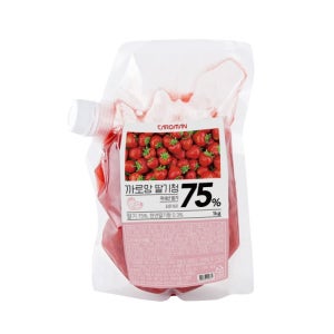 까로망 냉동 딸기청 2kg 퓨레 라떼 스무디