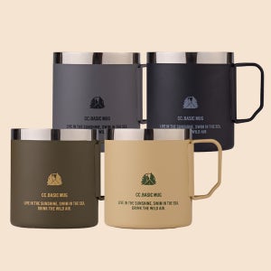 카고컨테이너 베이직 머그 잔 450ml 캠핑 더블월 컵 등산