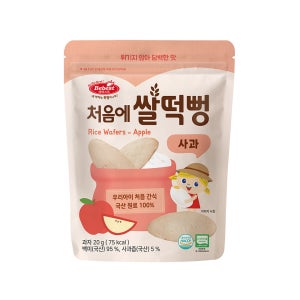 베베스트 처음에 쌀떡뻥 사과 20g