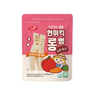 베베스트 처음먹는 칼슘 현미킥 롱뻥 사과 당근 20g