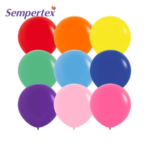 셈퍼텍스 스탠다드 혼합 고무풍선 60cm 10개