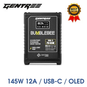 젠트리 배터리 범블비 B50 145W 12A OLED 미니 V마운트