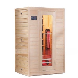 편백 나무 사우나 이동식 원적외선 홈 실내 찜질방 단일패션유리모델