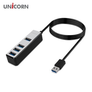 유니콘 4포트 무전원 USB3.1허브 1.8M케이블 A타입 LH-4500A