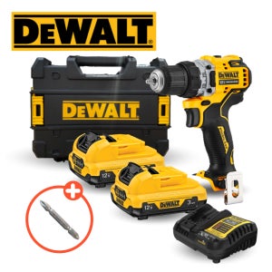 디월트 DCD701L2 컴팩트 충전 드릴 드라이버 12V 3.0Ah 배터리 2개 케이스
