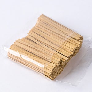 빵끈 크라프트 종이 포장용 컷팅 절단 철끈 타이 8cm 1000개입