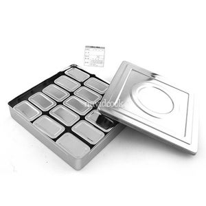 단체급식용 보존식용기 사각케이스 15P세트 음식보관용기 어린이집 유치원 학교구내식당