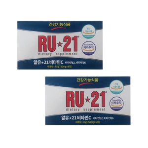 RU21 알유21 750mg 6정 2개 2박스 비타민씨 비타민C 2갑