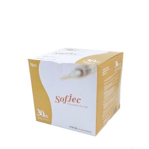 화진 주사기 30cc 18G 38mm 50개입 주사바늘포함