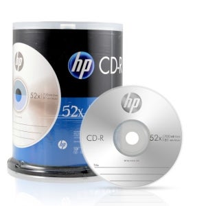 HP CD-R 52배속 700MB 케잌 100매