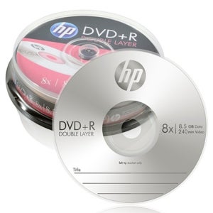 HP DVD+R 8배속 8.5G 케잌 10매