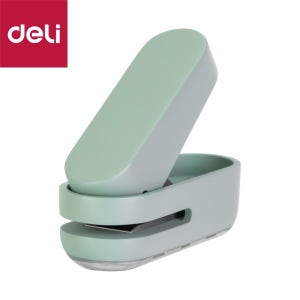 델리 누사인 휴대용 원터치 1공 펀치 그린