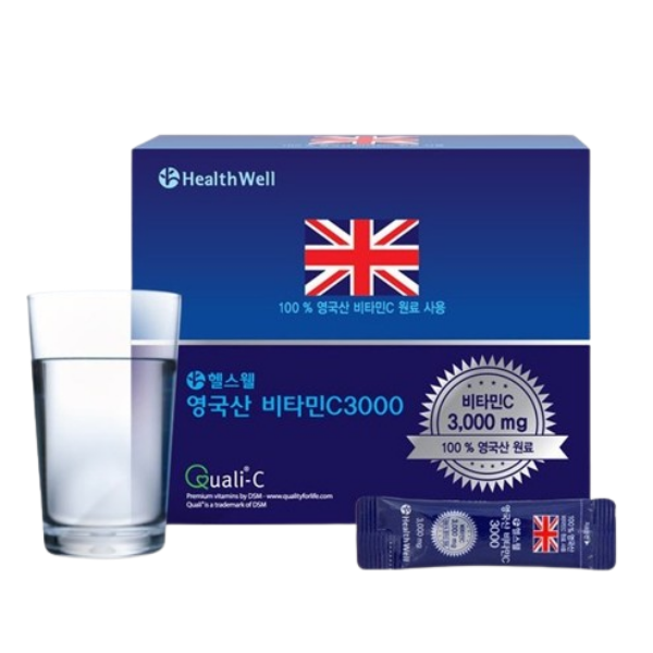 영국산 비타민C 3000 스틱형 분말비타민 100포 1박스