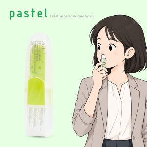파스텔 야돔 포켓 인헤일러 투명 1개 (색상 랜덤) 비염 코뻥 코막힘 졸음 홍타이 아로마