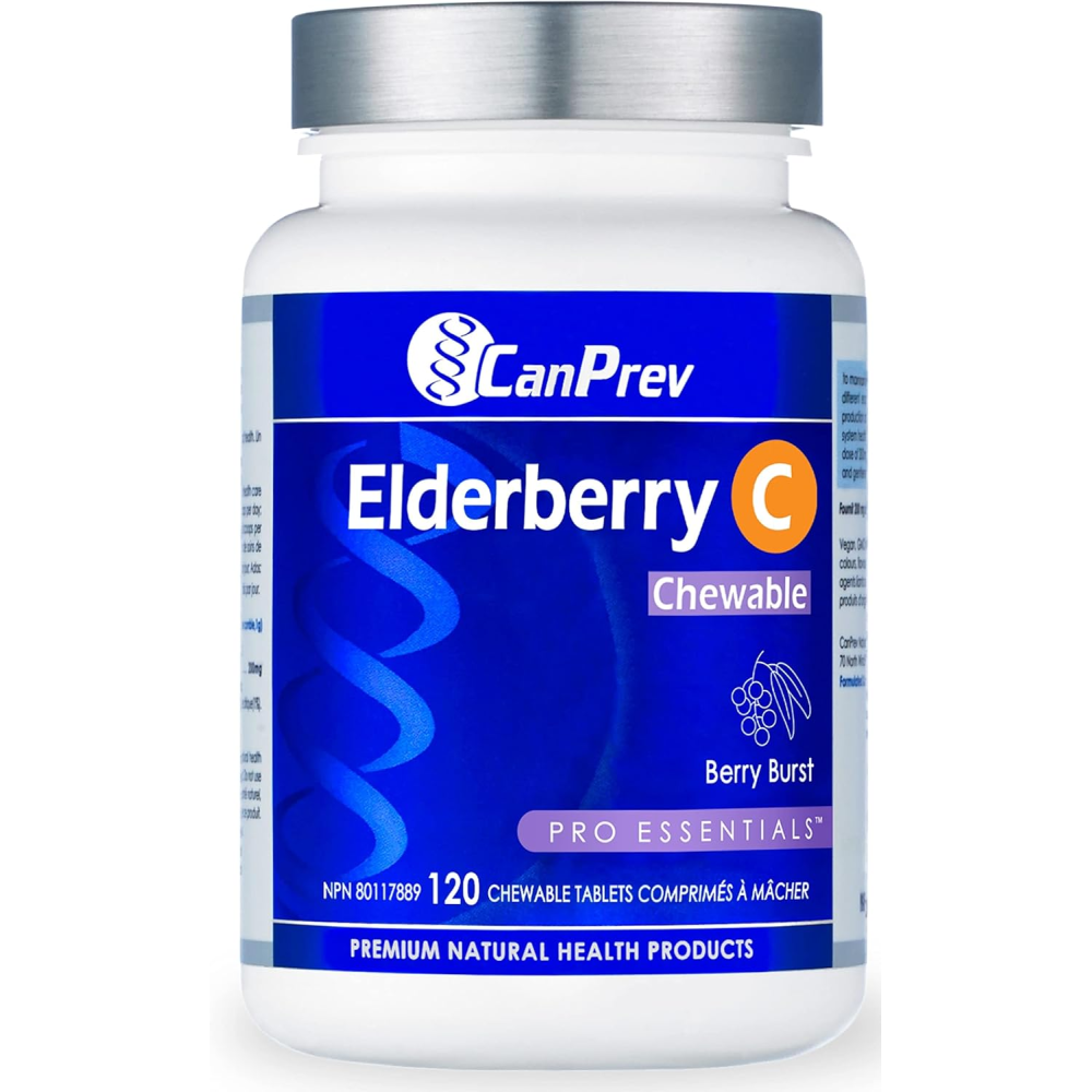 Canprev <b>캔프레브</b> 엘더베리 C 츄어블 베리버스트 120정