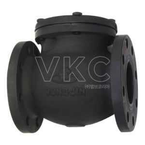 동진 주철스윙체크 10K 450A 플랜지식 (동진밸브 주철 스윙체크밸브 DSC-1F)
