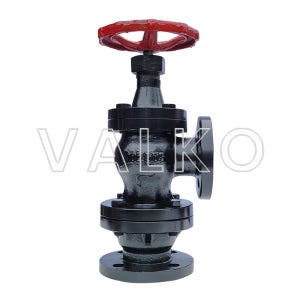 고려 주철 급수체크밸브 10K 50A (고려특수금속 국산 앵글체크밸브)