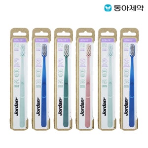 조르단 친환경 칫솔 그린클린 울트라소프트 6개