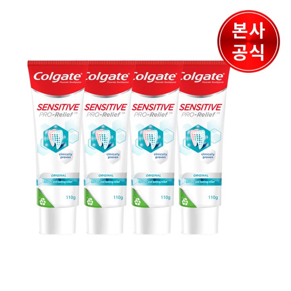 슈퍼적립 [110g] 콜게이트 센시티브 프로릴리프 치약 4개