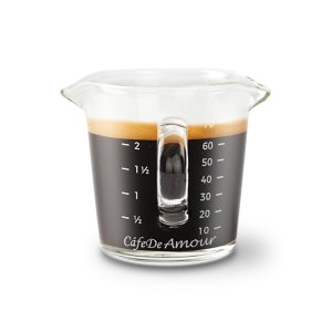 카페드아모르 에스프레소 유리 샷잔 2.5oz