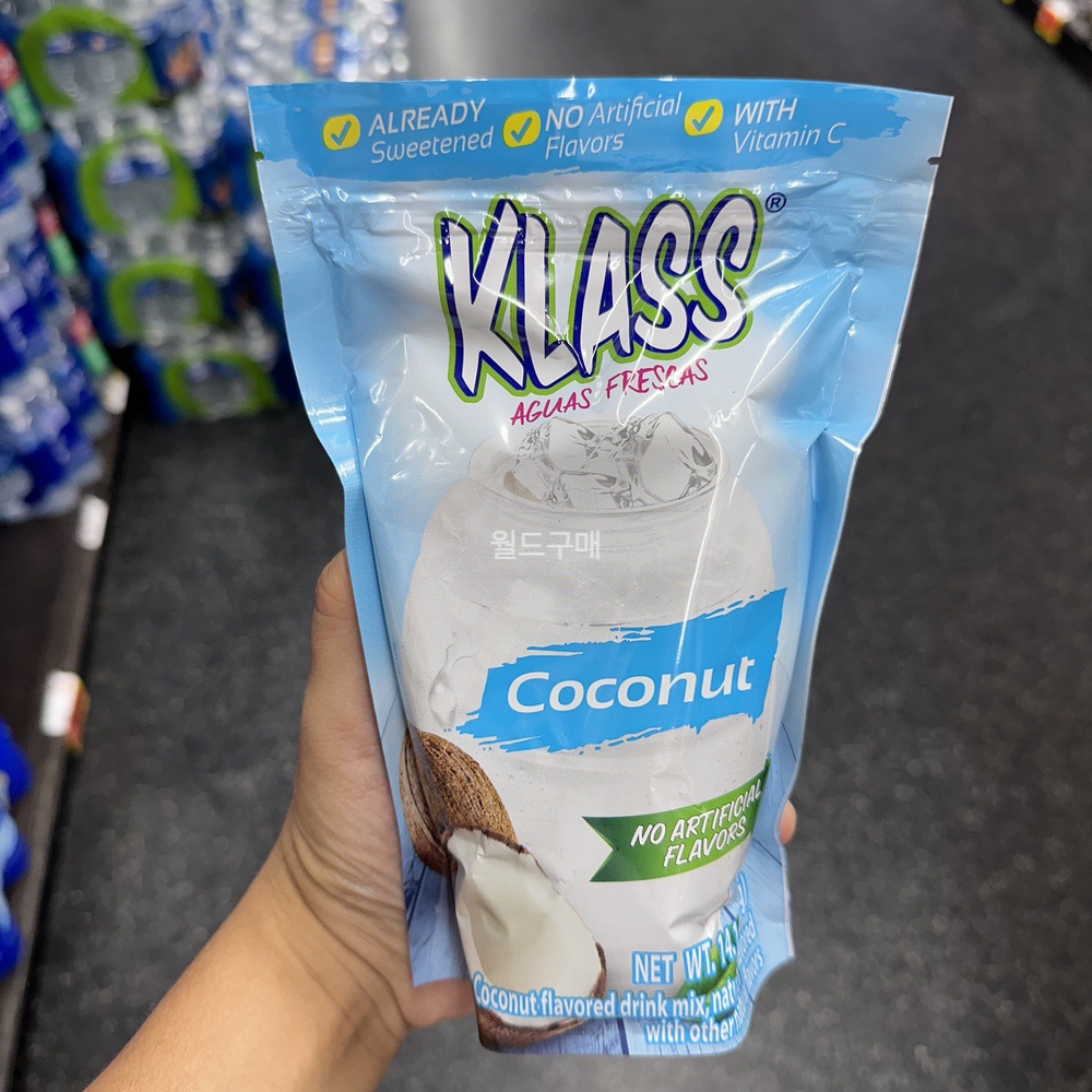 klass 멕시코음료 코코넛 아구아 프레스카 업소용 파우더 음료 400g
