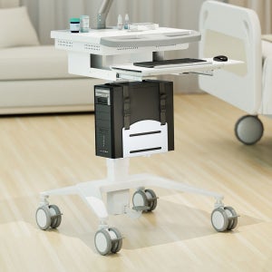 엔산마운트 MED-CPU 컴퓨터 본체 PC홀더 거치대 데스크탑 받침대 메디컬카트 벽설치
