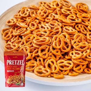 삼진 미니프레첼 매콤비프맛 800g 1봉 대용량 과자