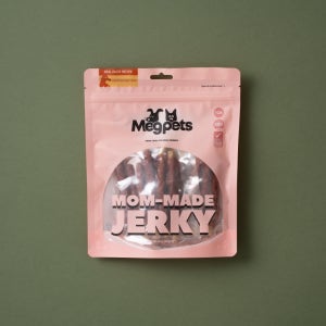 메그펫츠 강아지 간식 맘 메이드 저키 오리말이 우피스틱 180g (90gx2)