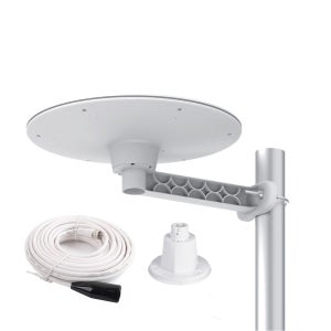 TV안테나 실내+실외용 UHD 지상파 4K 디지털방송 수신기 케이블10m포함 AP3973