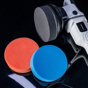 벤딕트 18V 무선 폴리셔 광택기 전용 폼패드 130mm 패드 블랙 80PPI