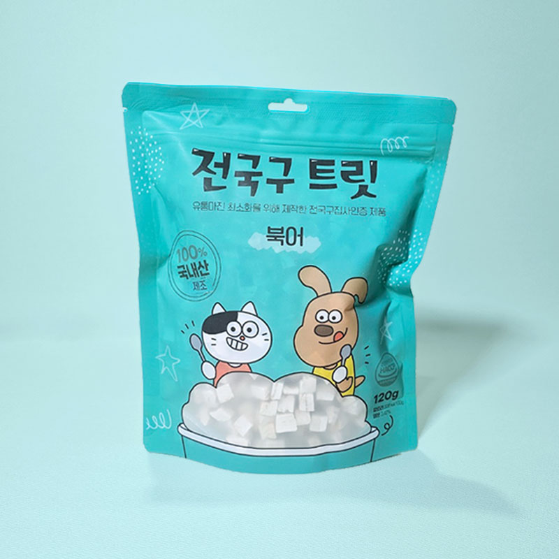 jgg 전국구트릿 강아지 고양이 국내산 동결건조 간식 북어, 120g, 1개