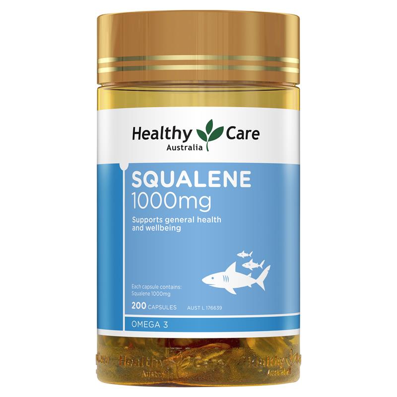 헬시케어 <b>스쿠알렌</b> <b>Squalene</b> 1000mg 200캡슐
