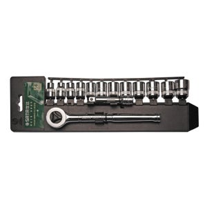 육각소켓렌치세트 3/8인치 14PCS 정비수리 교체작업 공사 09523 사타 SATA