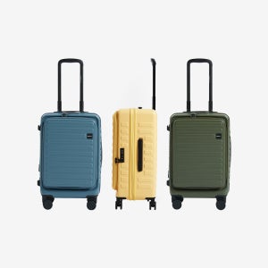 [트래블기어] ZIP 압축 캐리어 53cm(21인치) 기내용 전면오픈 기내 캐리어 사이즈