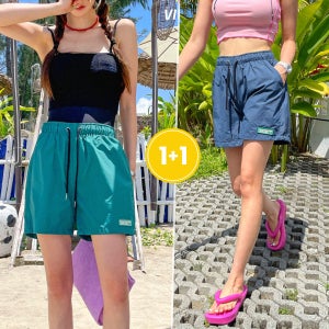여름 비치 밴딩 반바지 남여공용 1+1 원데이핏 ONeday fit