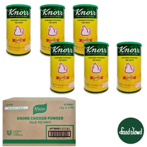 [BOX] 크노르 치킨 파우더 분말 (1kg x 6) 치킨스톡