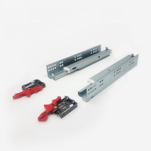 HAFELE 헤펠레 댐핑 매립형 매트릭스 3단 언더레일 전체 인출형 좌우 1조 250MM