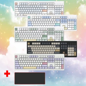 한성컴퓨터 TFG Cloud CF 유무선 기계식 키보드 딥블루뽀송38g 저소음 적축