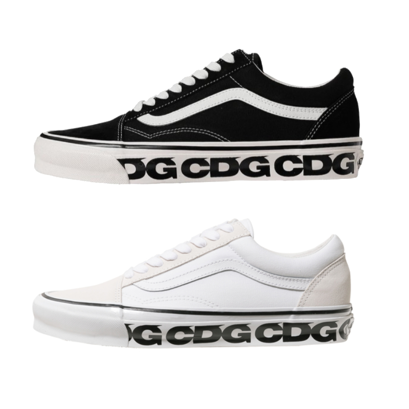 꼼데가르송 반스 x CDG 올드스쿨 LX 화이트