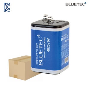(6개입) BLUTEC 망간 대형 사각건전지 4R25 (6V 건전지)