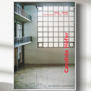 [Collectable] 칸디다 회퍼 Candida Höfer / Milchhof Nürnberg 전시회 포스터 (액자포함)