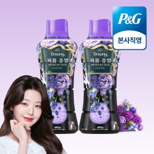 다우니 퍼퓸 쥬얼 자수정 베리 향기 부스터 480g 2개