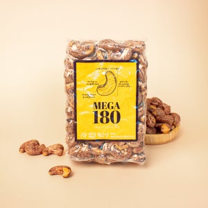 구운 가염 껍질 캐슈넛 캄보디아 볶은 캐슈넛 메가 볶음 캐슈너트 500g+500g