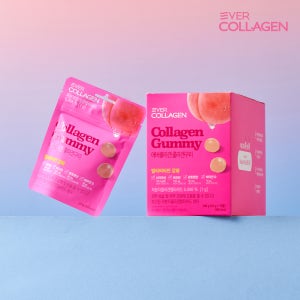 에버콜라겐 콜라겐구미10일분 (6구미 x 1포, 10개입) 비타민 히알루론산 세라마이드 엘라스틴