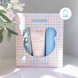 몽 쁘띠 라로제 베이비 보습샤워 2종 선물세트 (탑투토워시 400ml,페이스&바디크림 200ml,곰돌이 배쓰 타올)